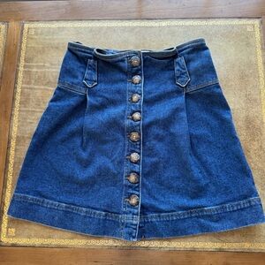 Sezane Hayden denim skirt size 36.